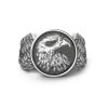 Bagues | Zancan Gioielli Zancan Vintage Finish Silver Eagle Ring. 18