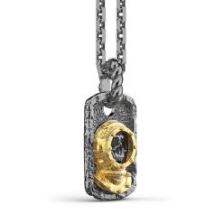 Colliers | Zancan Gioielli Zancan Burnished Silver Necklace With Diver.