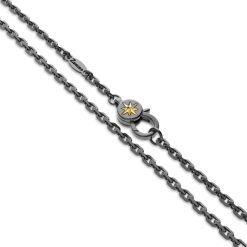 Colliers | Zancan Gioielli Zancan Burnished Silver Necklace With Diver.