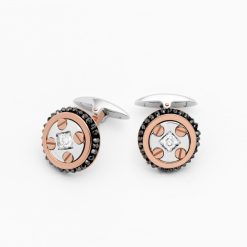 Boutons De Manchette | Zancan Gioielli Gold Men'S Round Cufflinks.