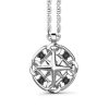 Colliers | Zancan Gioielli Zancan Silver Necklace With Wind Rose Pendant.