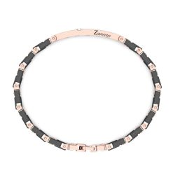 Bracelets | Zancan Gioielli Bracelet Zancan En Or 18Kt Et Ceramique Noire. Or Rose