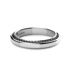 Bagues | Zancan Gioielli Silver And Black Stone Ring. 18