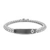 Bracelets | Zancan Gioielli Zancan Curb Chain Silver Bracelet With Tag. 19