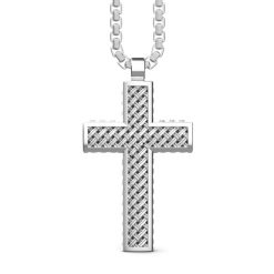 Colliers | Zancan Gioielli Zancan Silver Necklace With Cross Pendant.