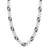 Colliers | Zancan Gioielli Zancan Silver And Black Ceramic Curb Chain Necklace.