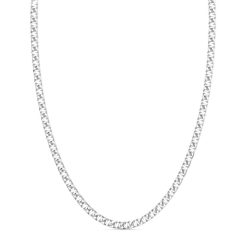 Colliers | Zancan Gioielli Zancan Silver Curb Chain Necklace