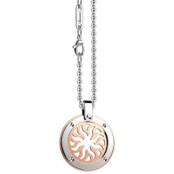 Colliers | Zancan Gioielli Zancan Steel Necklace With Sun.