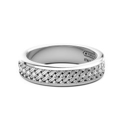 Bagues | Zancan Gioielli Zancan Silver Band Ring. 18