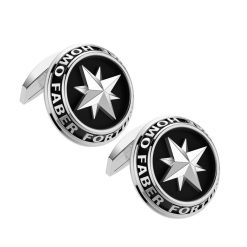 Boutons De Manchette | Zancan Gioielli Zancan Silver Cufflinks With Wind Rose.