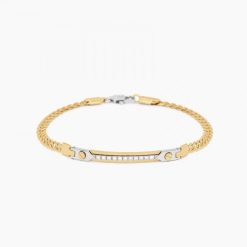 Bracelets | Zancan Gioielli Zancan Yellow Gold Bracelet With Diamonds.