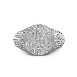 Bagues | Zancan Gioielli Zancan Silver Ring. Blanc