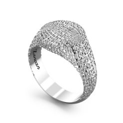 Bagues | Zancan Gioielli Zancan Silver Ring. Blanc