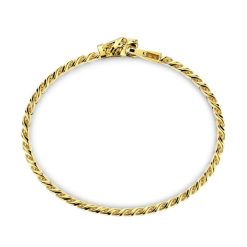 Bracelets | Zancan Gioielli Zancan Silver Curb Chain Bracelet With Panther Head Closure. 19