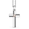 Colliers | Zancan Gioielli Zancan Silver Necklace With Cross Pendant And Rose Gold Screw.