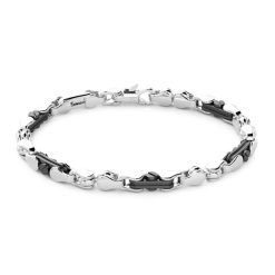 Bracelets | Zancan Gioielli Bracelet Zancan Maille Seule En Argent Et Ceramique. 19