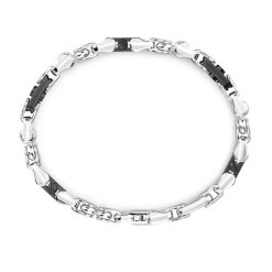 Bracelets | Zancan Gioielli Bracelet Zancan Maille Seule En Argent Et Ceramique. 19