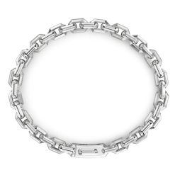 Bracelets | Zancan Gioielli Zancan Silver Link-Only Bracelet With Black Stones. 19