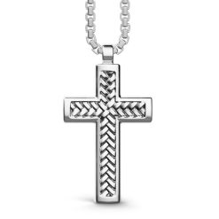 Colliers | Zancan Gioielli Zancan Silver Necklace With Cross Pendant.