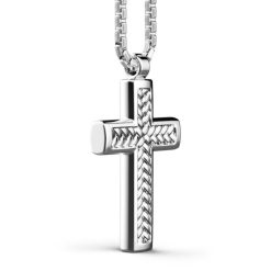 Colliers | Zancan Gioielli Zancan Silver Necklace With Cross Pendant.