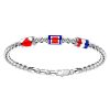 Bracelets | Zancan Gioielli Zancan Silver Beads Bracelet With Three Nautical Flags. Classique