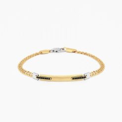 Bracelets | Zancan Gioielli Zancan Yellow Gold Bracelet With Diamonds.