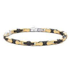 Bracelets | Zancan Gioielli Bracelet Zancan En Or 18Kt Et Ceramique Noire. Or Jaune