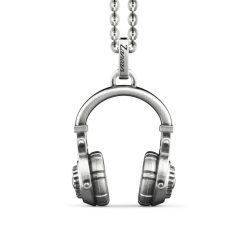 Colliers | Zancan Gioielli Zancan Silver Necklace With Headphone Pendant.