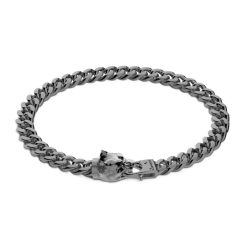 Bracelets | Zancan Gioielli Zancan Silver Curb Chain Bracelet With Pit Bull Head Closure. 19