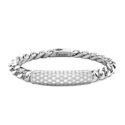 Bracelets | Zancan Gioielli Bracelet Zancan En Argent Avec Plaque Centrale. Blanc