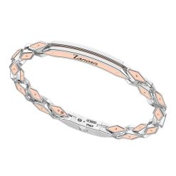 Bracelets | Zancan Gioielli Zancan 18K Rose Gold And Silver Bracelet With Tag.