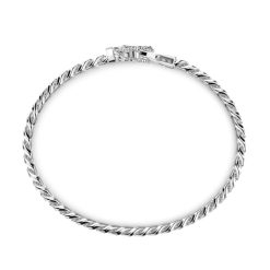 Bracelets | Zancan Gioielli Zancan Silver Curb Chain Bracelet With Crocodile Head Closure.