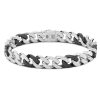 Bracelets | Zancan Gioielli Zancan Silver Ceramic Curb Chain Bracelet.