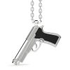 Colliers | Zancan Gioielli Zancan Silver Necklace With Gun Pendant.