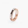 Bagues | Zancan Gioielli Zancan White And Rose Gold Ring With Diamonds.