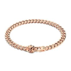 Bracelets | Zancan Gioielli Zancan Silver Curb Chain Bracelet With Lion Head Closure.