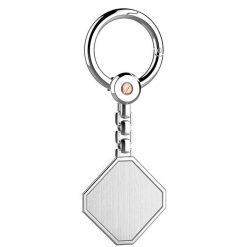 Porte-Cles | Zancan Gioielli Zancan Silver Keychain With Rose Gold Screw.