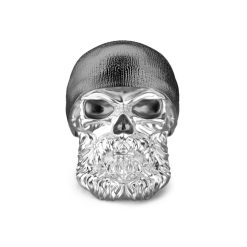 Bagues | Zancan Gioielli Zancan Silver Ring With Skull. Noir