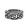 Bagues | Zancan Gioielli Zancan Silver Curb Chain Ring. 18