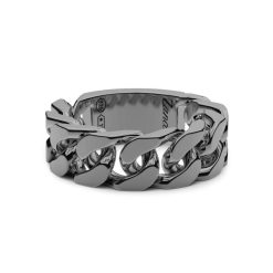 Bagues | Zancan Gioielli Zancan Silver Curb Chain Ring. 18