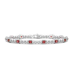 Bracelets | Zancan Gioielli Bracelet Zancan En Argent. Rouge