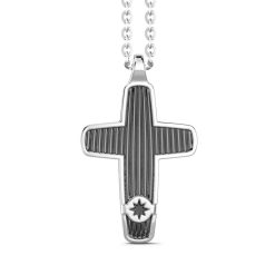 Colliers | Zancan Gioielli Zancan Silver Necklace With Cross Pendant.