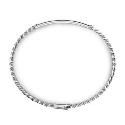 Bracelets | Zancan Gioielli Bracelet Zancan En Argent Avec Plaque Et Pierres Naturelles. Blanc