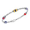 Bracelets | Zancan Gioielli Zancan Silver Bracelet With Nautical Flags. 19