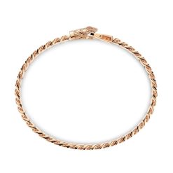 Bracelets | Zancan Gioielli Zancan Silver Curb Chain Bracelet With Snake Head Closure.