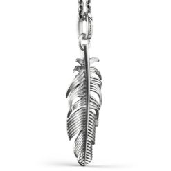 Colliers | Zancan Gioielli Zancan Silver Necklace Feather Pendant.