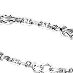 Bracelets | Zancan Gioielli Zancan Silver Bracelet With Nautical Knots. Blanc