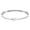 Bracelets | Zancan Gioielli Zancan Silver Bracelet With Tag. Blanc