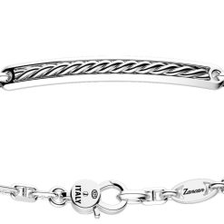 Bracelets | Zancan Gioielli Zancan Silver Bracelet With Tag. Blanc