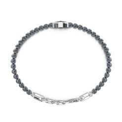 Bracelets | Zancan Gioielli Zancan Soft Bracelet With Silver Beads And Greek Cross. 19